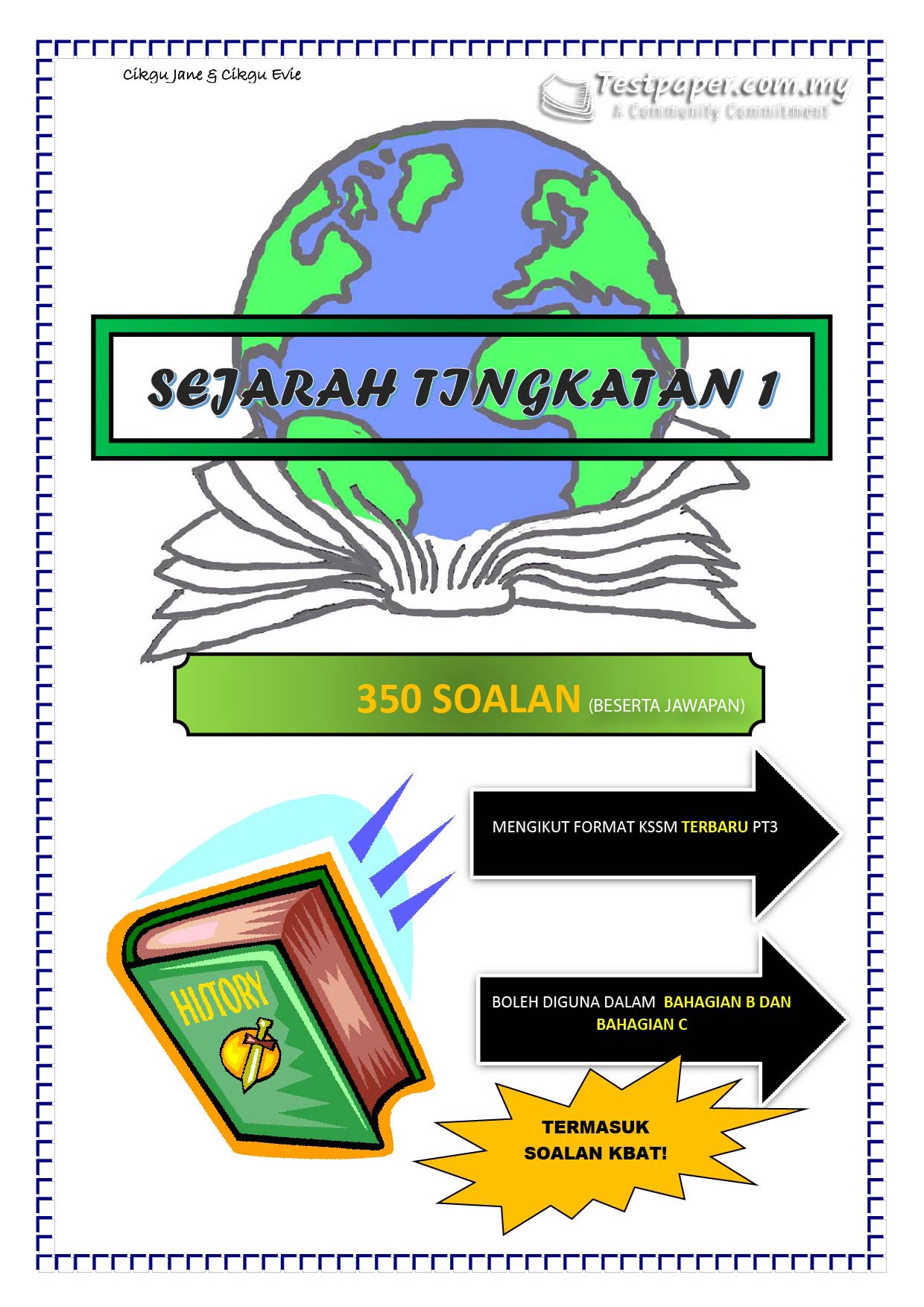 Koleksi Soalan Peperiksaan Percubaan Ramalan Latihan Nota Upsr Pt3 Spm Topikal Mindmap Kssr Kssm Tahun 1 Tahun 2 Tahun 3 Tahun 4 Tahun 5 Tahun 6 Tingkatan 1 Tingkatan 2 Tingkatan 3 Tingkatan 4 Tingkatan 5