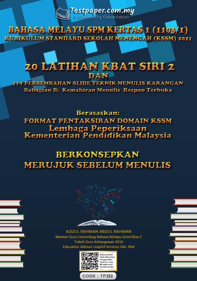 Koleksi Soalan Peperiksaan Percubaan Ramalan Latihan Nota Upsr Pt3 Spm Topikal Mindmap Kssr Kssm Tahun 1 Tahun 2 Tahun 3 Tahun 4 Tahun 5 Tahun 6 Tingkatan 1 Tingkatan 2 Tingkatan 3 Tingkatan 4 Tingkatan 5